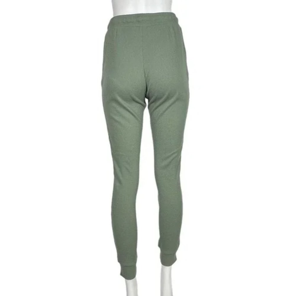Fashion Nova Olive Waffle Knit Hoodie Jogger Set Small - Picture 10 of 10